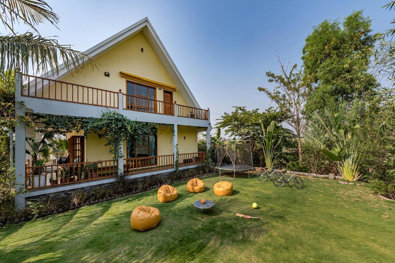 Saffronstays Happy Fields, Pune - Luxury Farmstay With Farm To Table Food Экстерьер фото