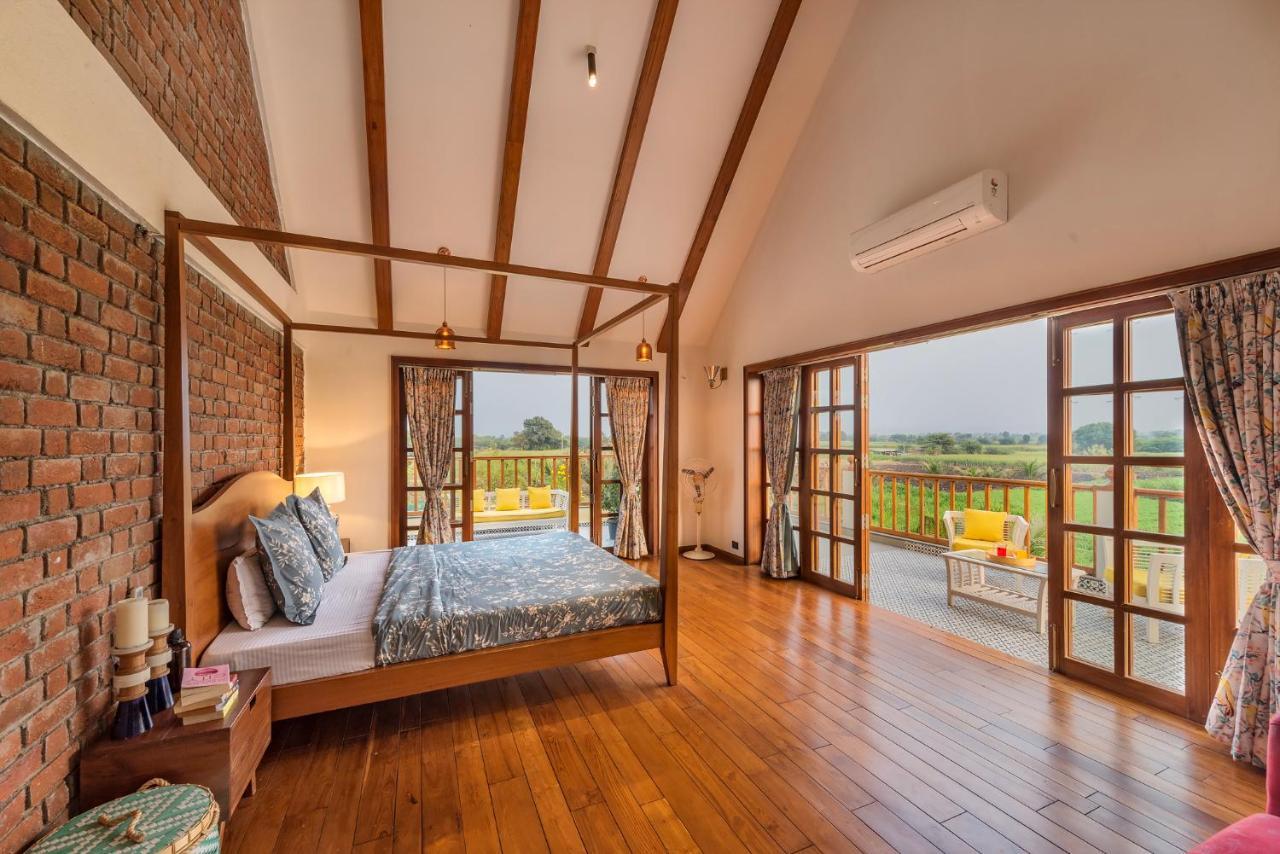 Saffronstays Happy Fields, Pune - Luxury Farmstay With Farm To Table Food Экстерьер фото